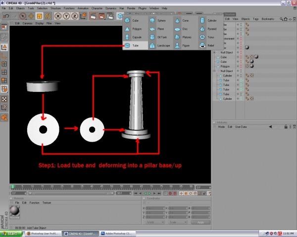 Creation of Ancient Architecture: Step 2